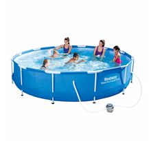 Bestway piscine "sirocco" ronde bleu 366 cm