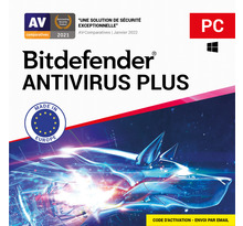 Bitdefender antivirus plus - licence 2 ans - 5 pc - a télécharger