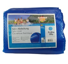Summer Fun Couverture solaire de piscine d'été Rond 450 cm PE Bleu