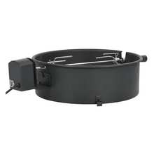Vidaxl kit d'anneau de rôtissoire barbecue 47 cm noir
