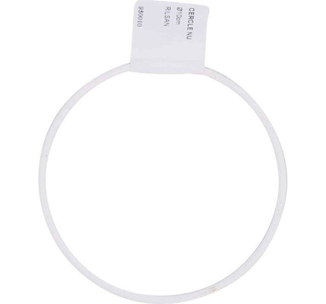 Armature abat-jour cercle ø 10 cm blanc