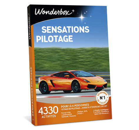 Coffret cadeau - WONDERBOX - Sensations Pilotage
