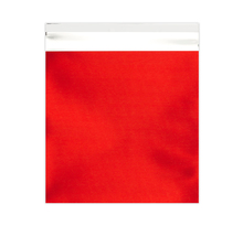 Lot de 50 sachet alu mat rouge 165x165 mm