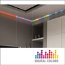 Ruban led (kit complet) - 3m - rgb digital - 166 modes d'éclairages multicolore