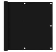 Vidaxl écran de balcon noir 90x600 cm tissu oxford