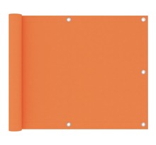 Vidaxl écran de balcon orange 75x400 cm tissu oxford