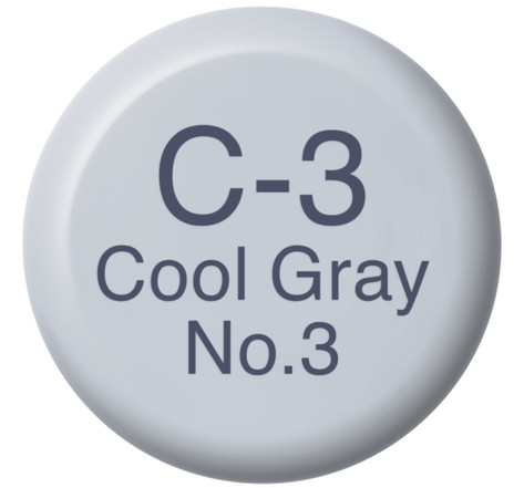 Recharge encre marqueur copic ink c3 cool gray 3