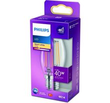 Philips led classic 40w flamme e14 blanc chaud non dimmable