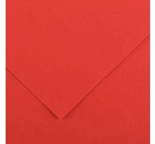 Paquet de 10 feuilles de papier Colorline CANSON 50 x 65 cm 150 g rouge