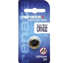 Blister de 1 Pile bouton lithium CR1632 3V 137 mAh x 2 RENATA