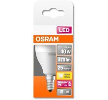 OSRAM Ampoule LED STAR+ Sphérique RGBW dép radiateur var 5,5W=40 E14 ch