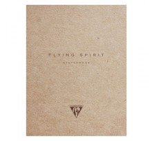 Carnet dessin ivoire flying spirit 16 x 21 cm - 50 feuilles - 90g - clairefontaine