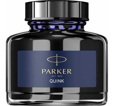 Parker quink flacon d'encre bleue/noire  57 ml