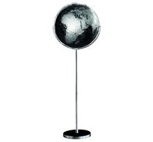 Globe politique non lumineux sur pied métal Ø 42,5 cm Noir et Argent CARPENTRAS SIGN