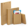 Caisse carton télescopique pour produit plat brune double cannelure 40x5x80 cm (colis de 10)