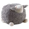 Mouton en coton gris shaggy 30 cm