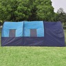 Vidaxl tente de camping 6 personnes bleu foncé et bleu