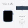Apple Watch Series 7 GPS - 41mm - Boîtier Blue Aluminium - Bracelet Abyss Blue Sport