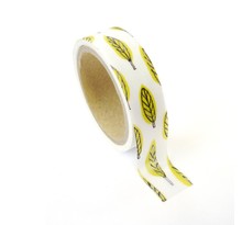 Masking tape feuille vert clair 1,5 cm x 10 m