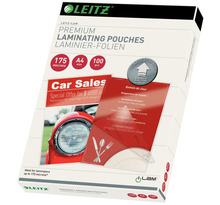 Leitz pochettes de plastification ilam 175 microns a4 100 pièces
