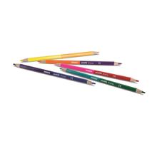 Boite de 12 crayons de couleur hexagonaux minabella duo  bicolore. Ø 3 8 mm x 6 primo