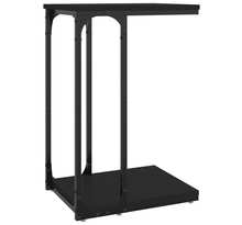 vidaXL Table d'appoint Noir 40x30x60 cm Bois d'ingénierie