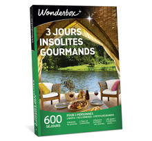 Coffret cadeau - WONDERBOX - 3 jours insolites gourmands