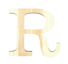 Alphabet en bois 11,5cm lettre r