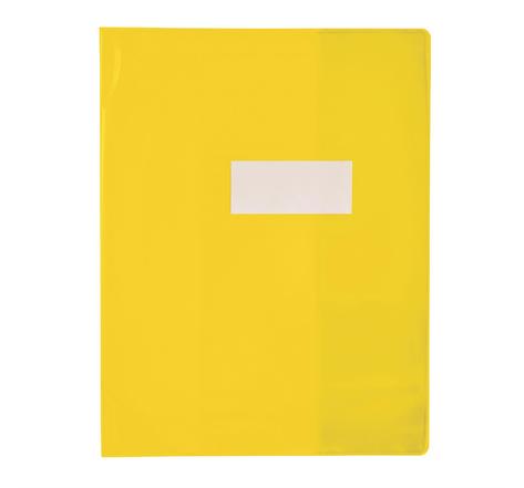 Protège-cahier PVC 150 Strong Line 17x22 cm Translucide jaune ELBA