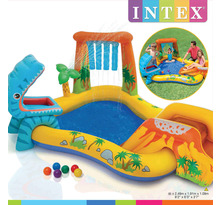 Intex Piscine gonflable Dinosaur Play Center 249x191x109 cm 57444NP