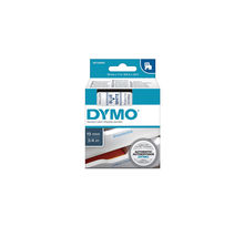 Dymo labelmanager cassette ruban d1 19mm x 7m bleu/blanc (compatible avec les labelmanager et les labelwriter duo)