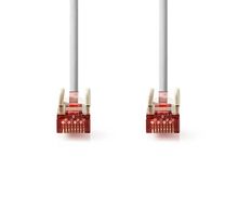 Cable Réseau Cat 6 S-FTP | RJ45 Male - RJ45 Male | 1,0 m | Gris     ALPEXE-1117