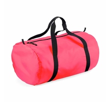 Sac de voyage toile ultra léger pliant - BG150 rose fluo - Packaway Barrel Bag