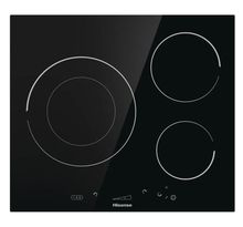 Plaque de cuisson à induction - HISENSE - 3 zones - l59,5 x P52 x H5,4 cm- I6341C - 7200 W - Noir