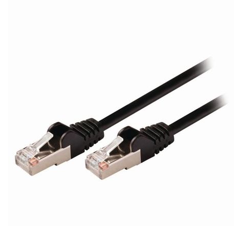 NEDIS Cat 5e SF/UTP Network Cable - RJ45 Male - RJ45 Male - 0.5 m - Noir