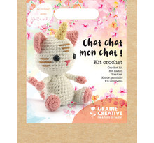 Kit amigurumi crochet chat-licorne