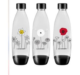 SODASTREAM Pack de 3 bouteilles de gazéification grand modele Winter flower