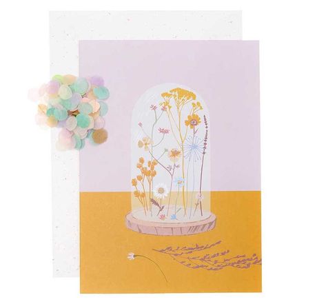 DIY Personnaliser sa carte florale - Cloche à fleurs