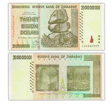 Billet de Collection 20000000000 dollars 2008 Zimbabwe - Neuf - P86 - 20 billion