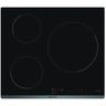 Plaque de cuisson induction BRANDT - 3 zones - 7200 W - L 58 x P 51 cm - Revêtement verre - Noir - TI118B