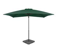 Vidaxl parasol avec base portable vert