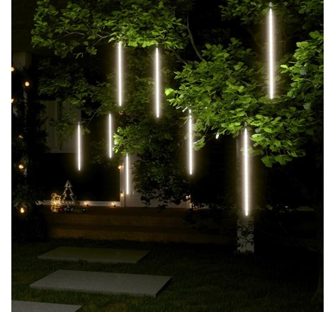 vidaXL Guirlandes lumineuses 8 pcs 50 cm 288 LED blanc froid Int/Ext