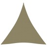 vidaXL Voile de parasol Tissu Oxford triangulaire 4x5x5 m Beige