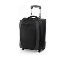 Valise cabine trolley - poche spéciale laptop airporter - qd972 - noir
