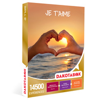 DAKOTABOX - Coffret Cadeau - Je t'aime - 14500 expériences pour déclarer son amour : repas, soins et activités sportives