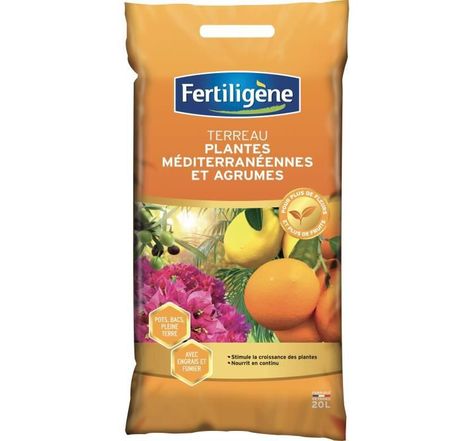 FERTILIGENE Terreau Plantes Mediterraneennes - 20 L