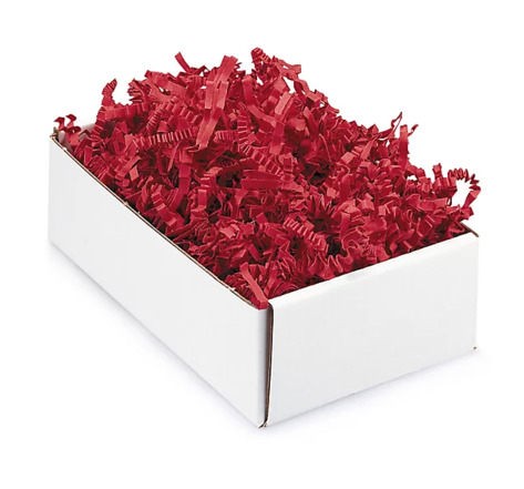 Frisure papier rouge boîte 5 kg RAJA