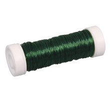 Fil bijoux pour crocheter, 0,30 mm bobine 50 m, vert foncé