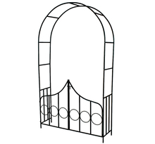 Tectake arche de jardin avec portail