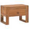 Vidaxl table de chevet 50x30x35 cm bois de teck solide